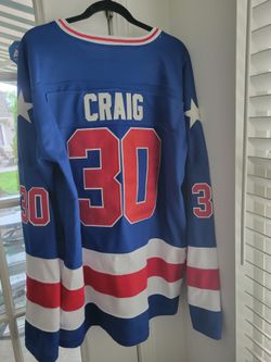 Jim Graig USA HOCKEY Jersey blue