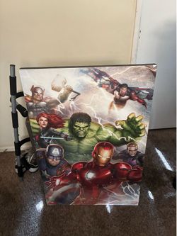 Marvel Avengers Canvas Wall Art – Large Framed Canvas