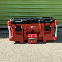 Milwaukee Packout Large Tool Box Black/Red