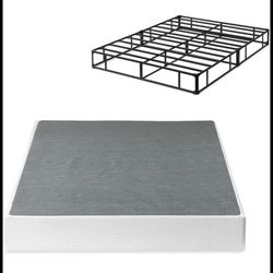 New Queen 9 Inch Metal Smart Box Spring with Quick Assembly / 