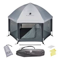 California Beach Co. Like New Pop-Up Tent + Sun Shade + Beach Mattress