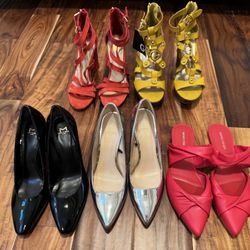 Women’s Shoes Lot – 5 Pairs, Size 8.5M