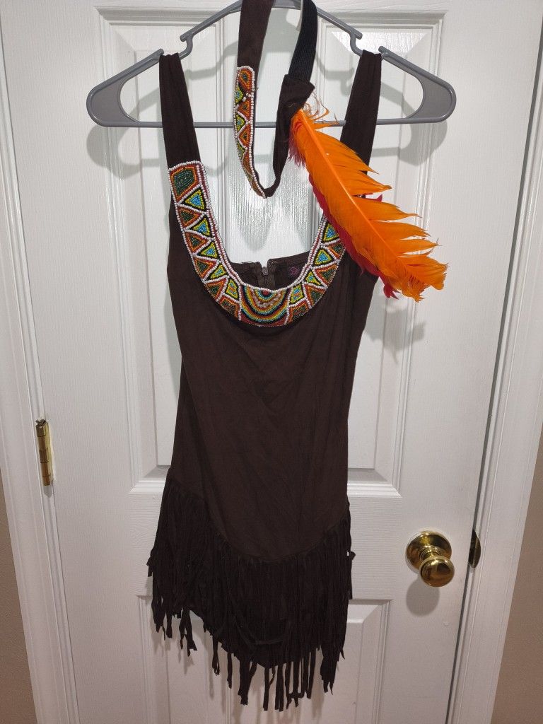 Cosplay American Indian Costume