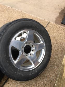 All 4 rim and tire good condition