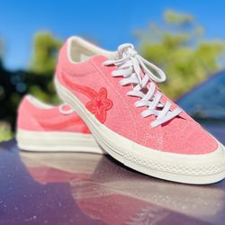 New Converse Tyler The Creator Golf Le Fleur "Geranium Pink" Chuck Taylor Size 12 