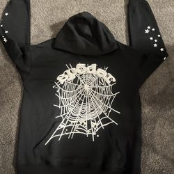 Black Original Spider Hoodie