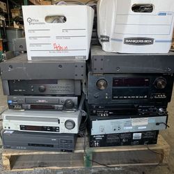 Bulk Lot Audio Equipment Some Vintage 