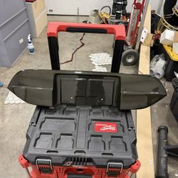 Fk8 17-21 Civic Type R Carbon Fiber License Plate Garnish