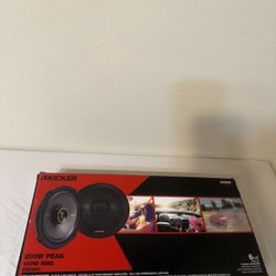 KICKER 47KSC6504 6.5” 2-Way KS Series Car Speakers (Pair) – New, Open Box 