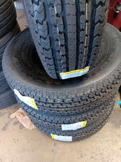 New set of tires 225 75 15 st 10ply