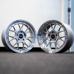BBS LM-R / 19x8.5 +55, 19x11 +63 / 5x130 / Diamond Silver / Porsche 997 996 Narrowbody