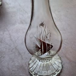 Avon Sea  fantasy angel fish collectible vase.