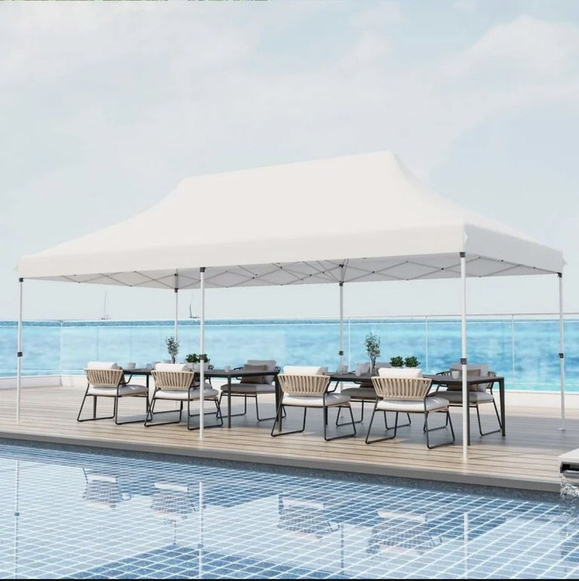 10x20 FT Pop up Canopy Sun Protection Tent with Carrying Bag White,All Products : American Fashion Style Bags On Sale