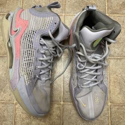 Size 12- Used Nike Air Zoom GT Jump Easter Oxygen Purple Coral Chalk CZ9907-501