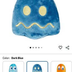 Pingong 6" Pac Plush Toy, Ghost Plush Stuffed Toy 