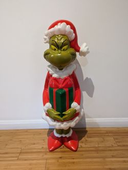 Gemmy The Grinch Christmas Blow Mold Decoration 3ft Tall *Brand New* (1)