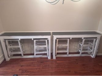 Two bar and stools