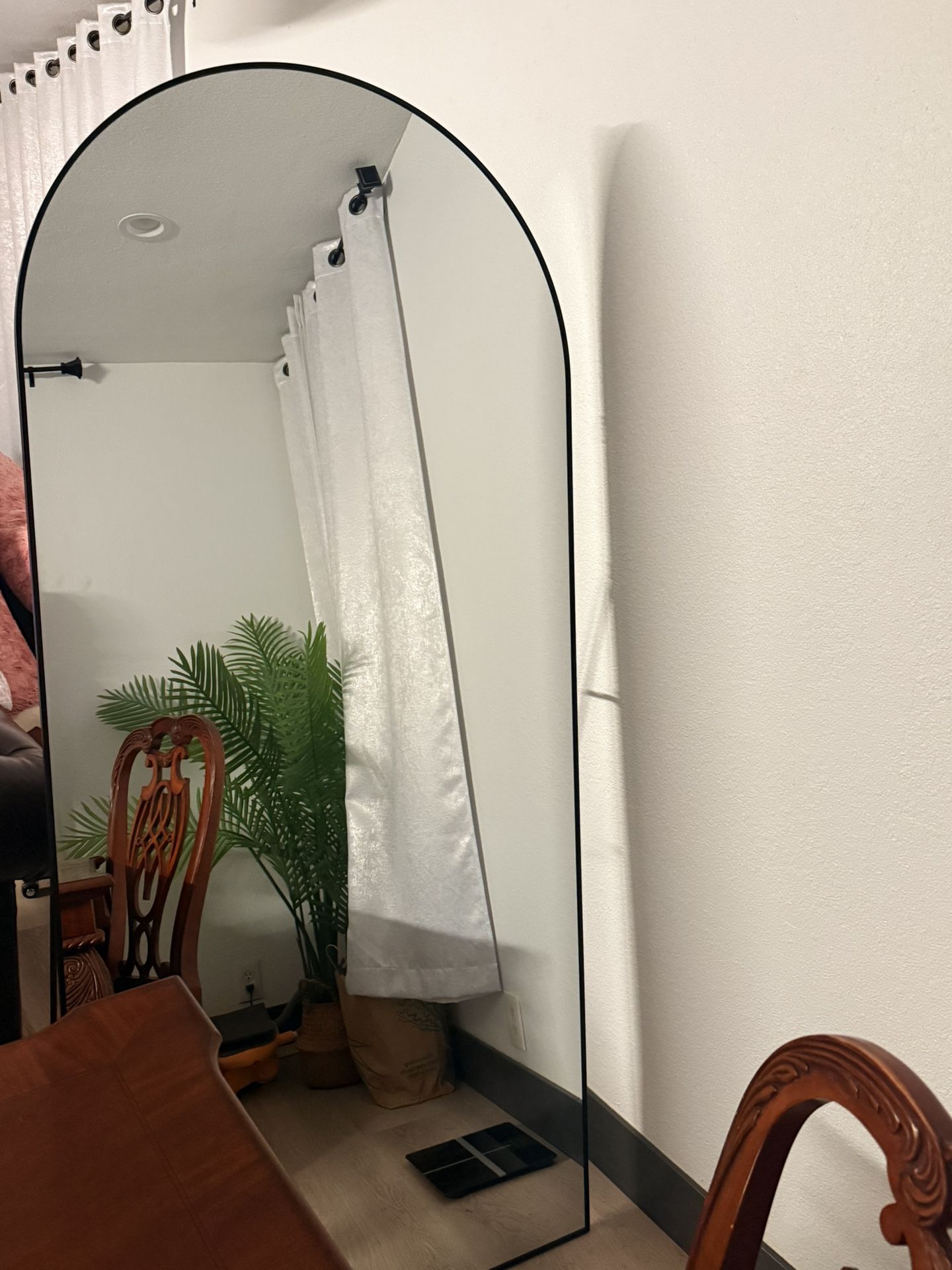 Arched Floor Mirror, 76"x33" Full Length Mirror, Standing Mirror