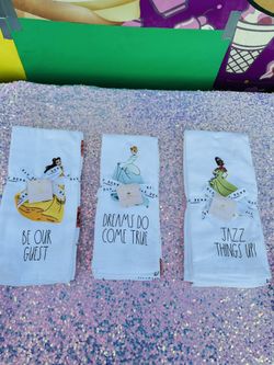 3 NEW Disney Princess kitchen cloth $20 all 3 together “ 51ave and Glendale 
