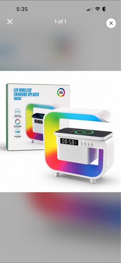 LED Wireless Charging Speaker