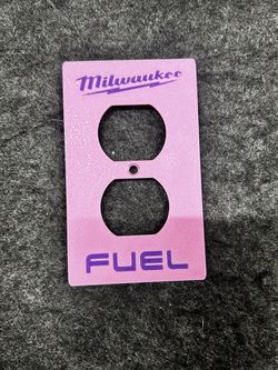 Milwaukee Fuel Outlet Wall Plate Cover
