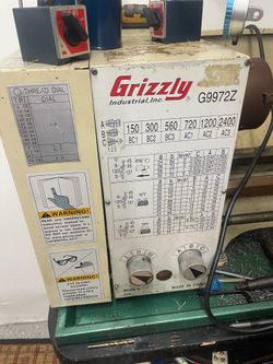 grizzly lathe works perfect