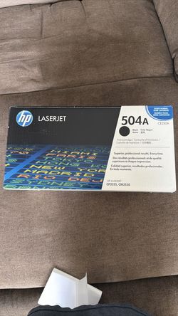 HP 504A Black LaserJet Toner Cartridge CE250A for CP3525 CM3530