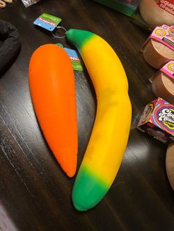 Banana and carrots squishy