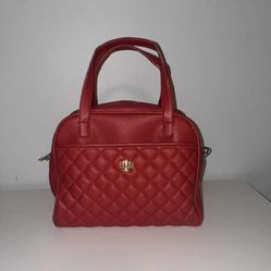 Preowned Juicy Couture Elegant Red Quilted