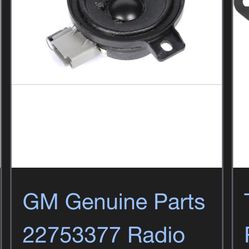 2018 gmc oem tweeters 