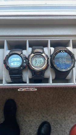 Casio g-shock and sunnto watches
