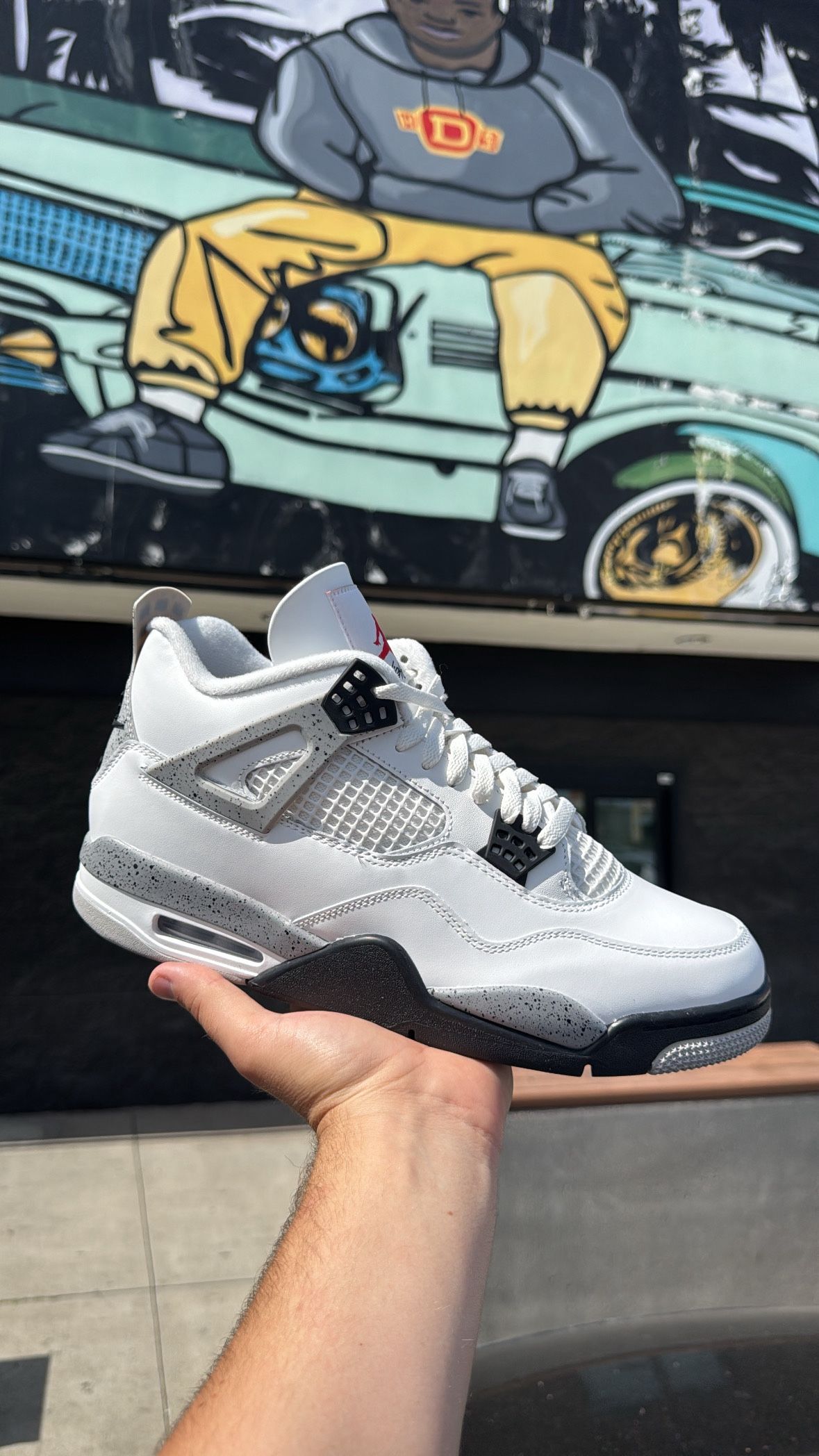 Jordan 4 White Cement Sizes 10 & 12 Men Brand New 