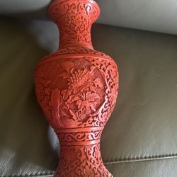 Cinnabar Vase 