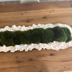 Plant The Future - Julieta Teppa White Trough Moss Garden Centerpiece