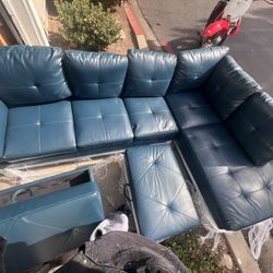 L-couch Blue Set 