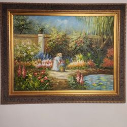 Signed L. Ross Painting, 1900
