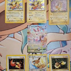 Pokemon Card 7 Card Eeveelutions Bundle
