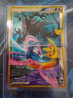 Darkrai & Cresselia Legend 30th celebration connected artwork cards