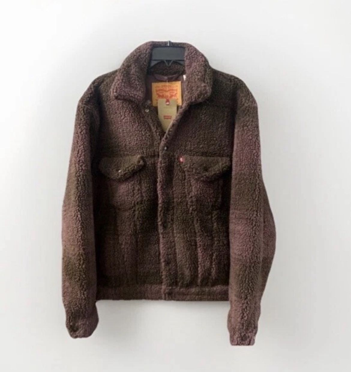Levi's Cozy Vintage Relaxed Sherpa Trucker Jacket $108