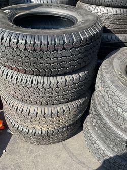 Set of four used tires Goodyear LT245/75R16 $400