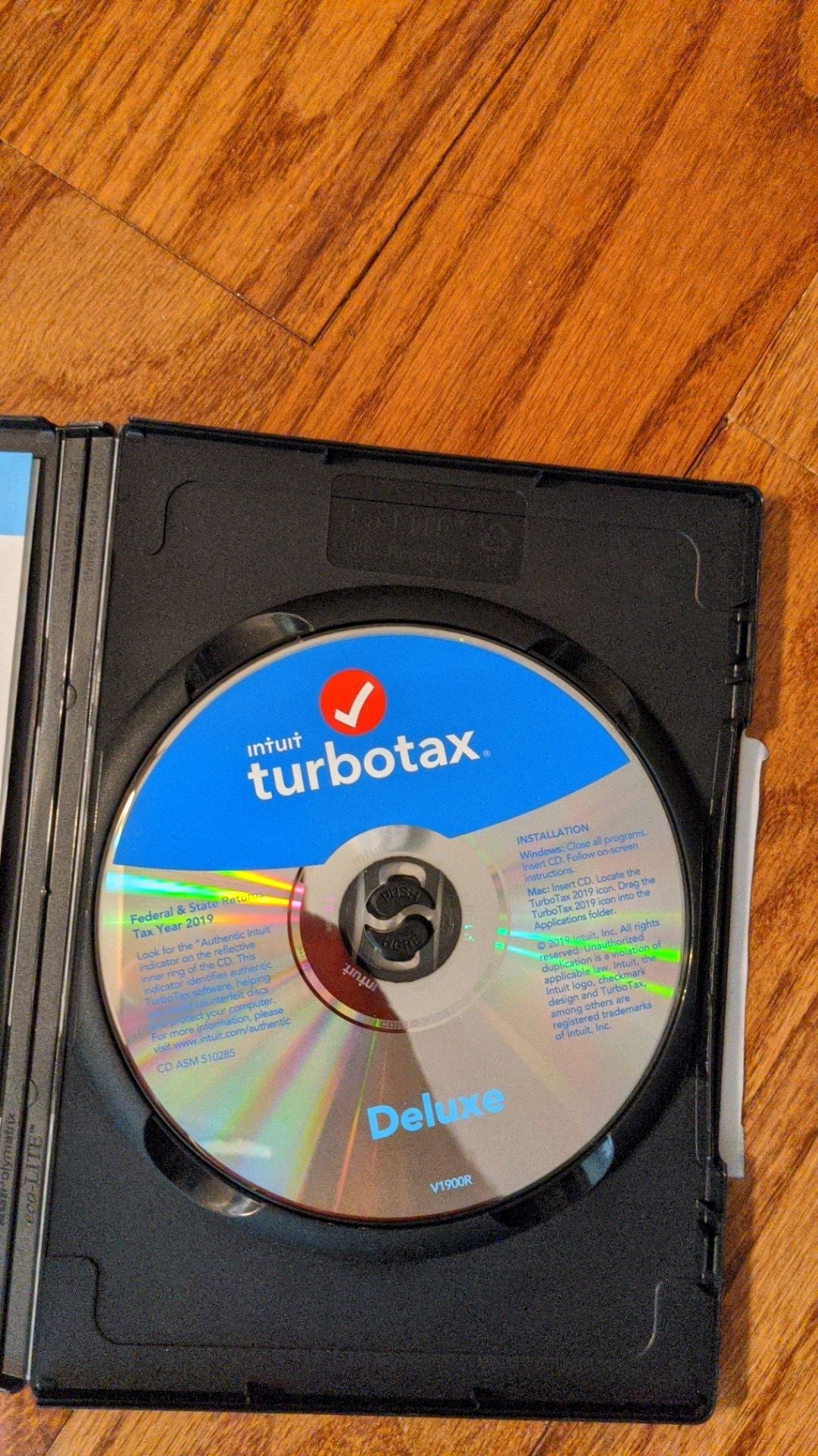 Turbo Tax Deluxe 2019