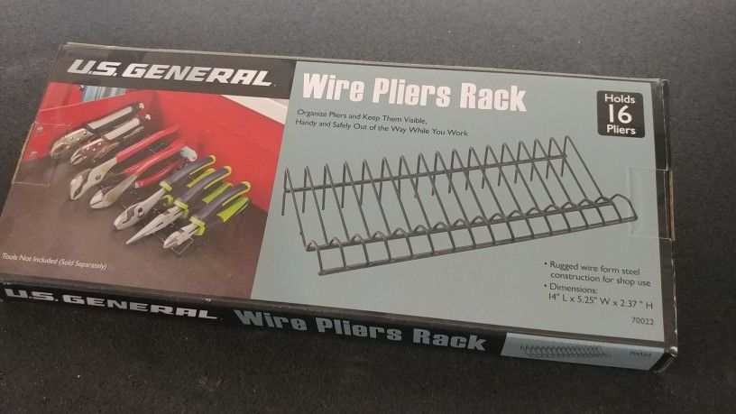 U.S. GENERAL Wire Pliers Rack