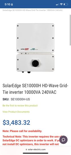 Solaredge inverter