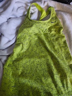 Nike Lime green tank