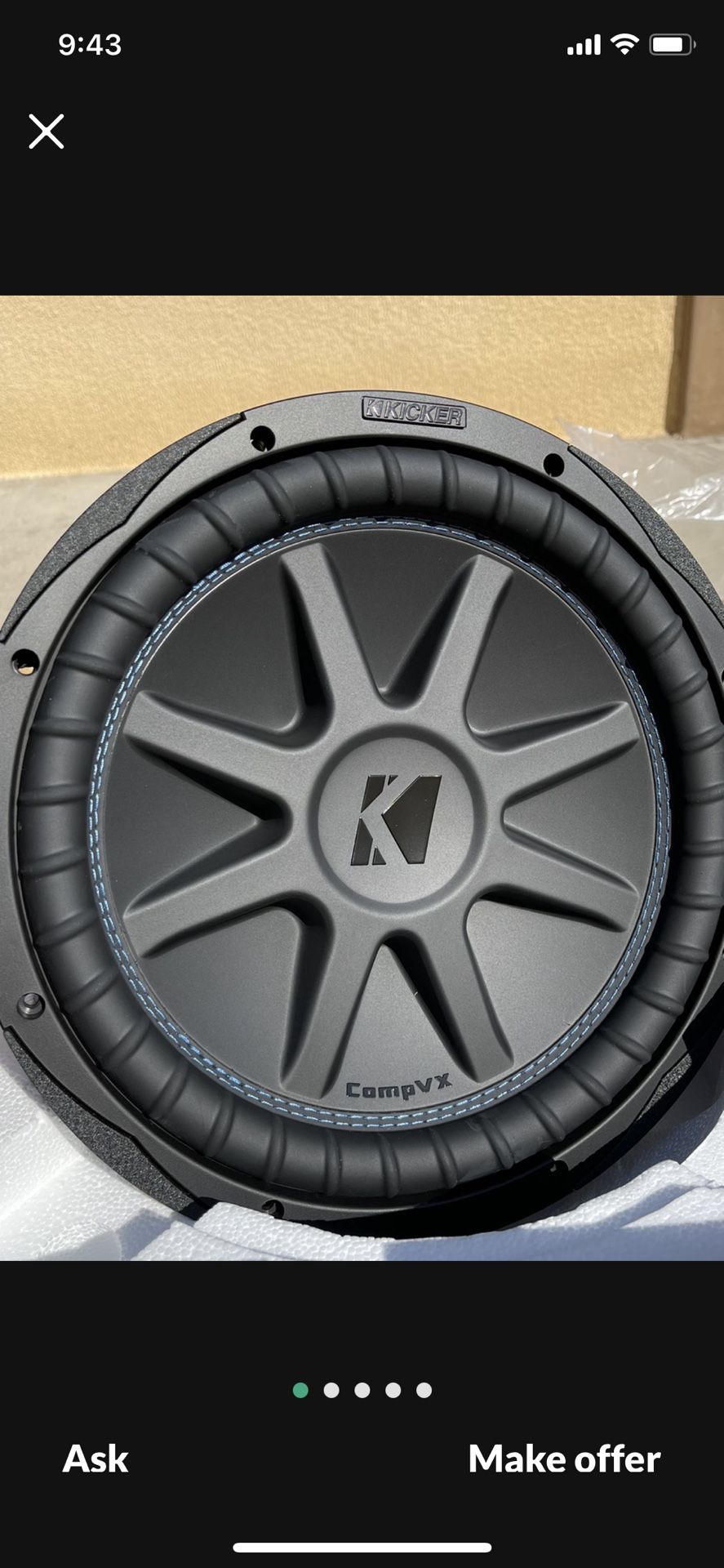 kicker competition subwoofer 