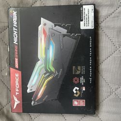 Team T-Force Night Hawk RGB 16GB (2 x 8GB) DDR4 3000 MHz RAM Desktop Memory 