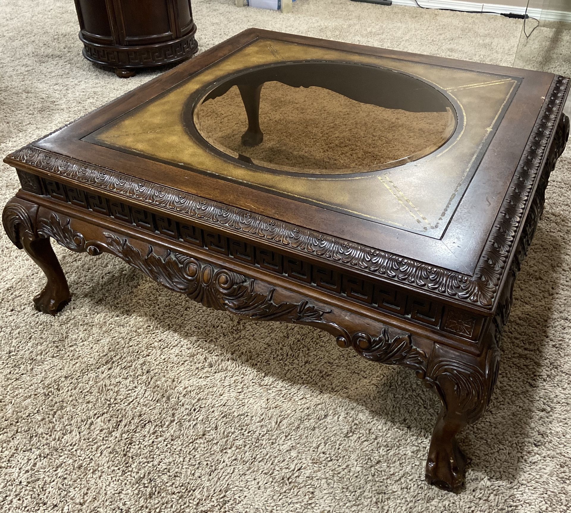 Solid Wood Coffee Table Set (3-Piece)