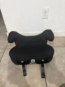 Diono Solana 2 XL 2022, Dual Latch Connectors, Lightweight Backless Belt-Positioning Car, 8 Years 1 Booster Seat, Black