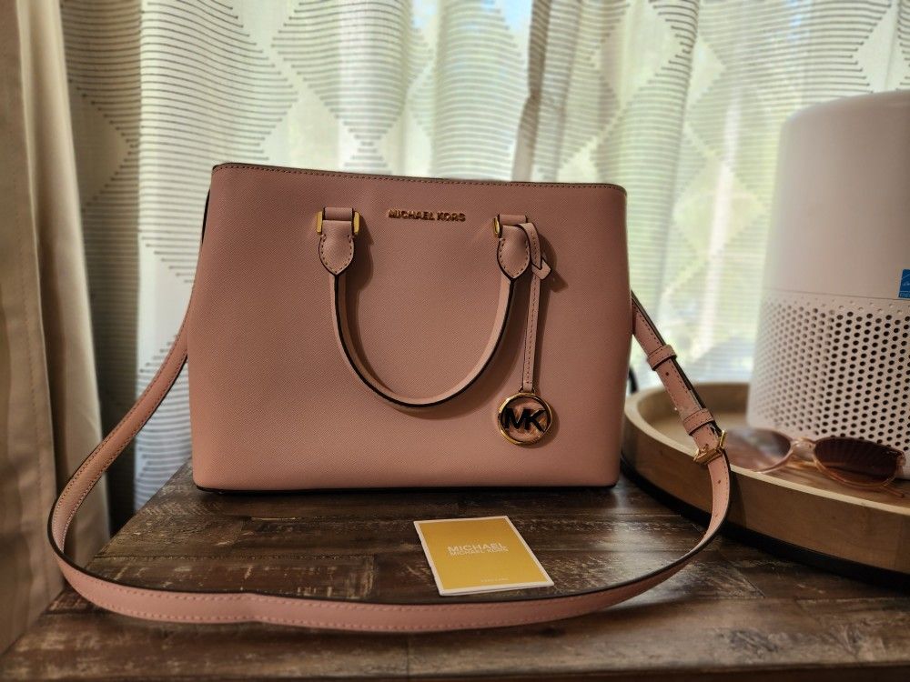 Michael Kors Baby Pink Satchel Bag