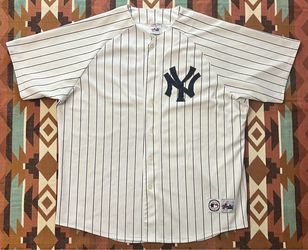 VTG Y2K Majestic MLB New York Yankees Home Jersey Men’s 2XL Made In Korea